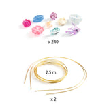 Djeco - Duo of Tiaras Beads craft kit | Scout & Co