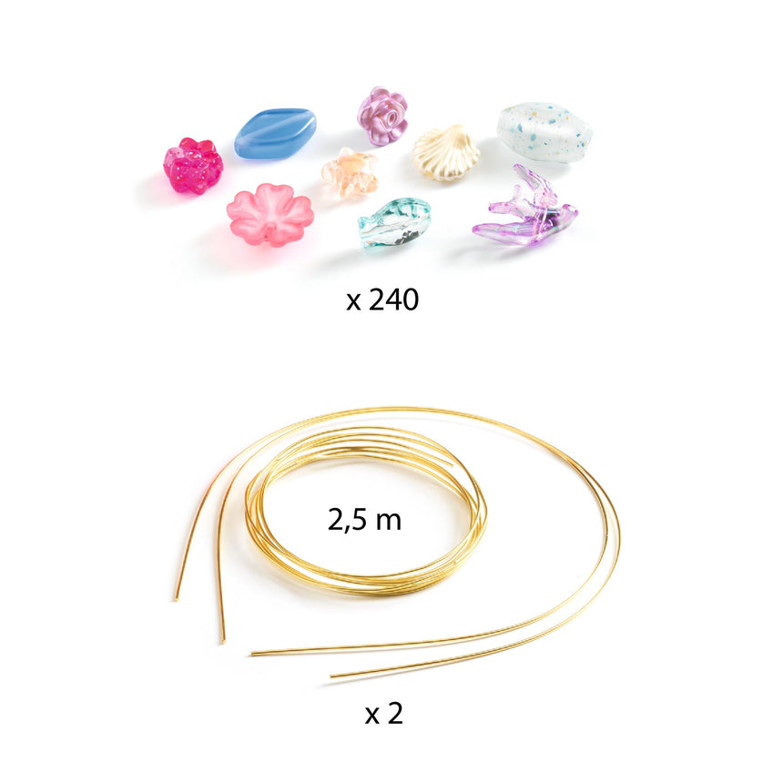 Djeco - Duo of Tiaras Beads craft kit | Scout & Co