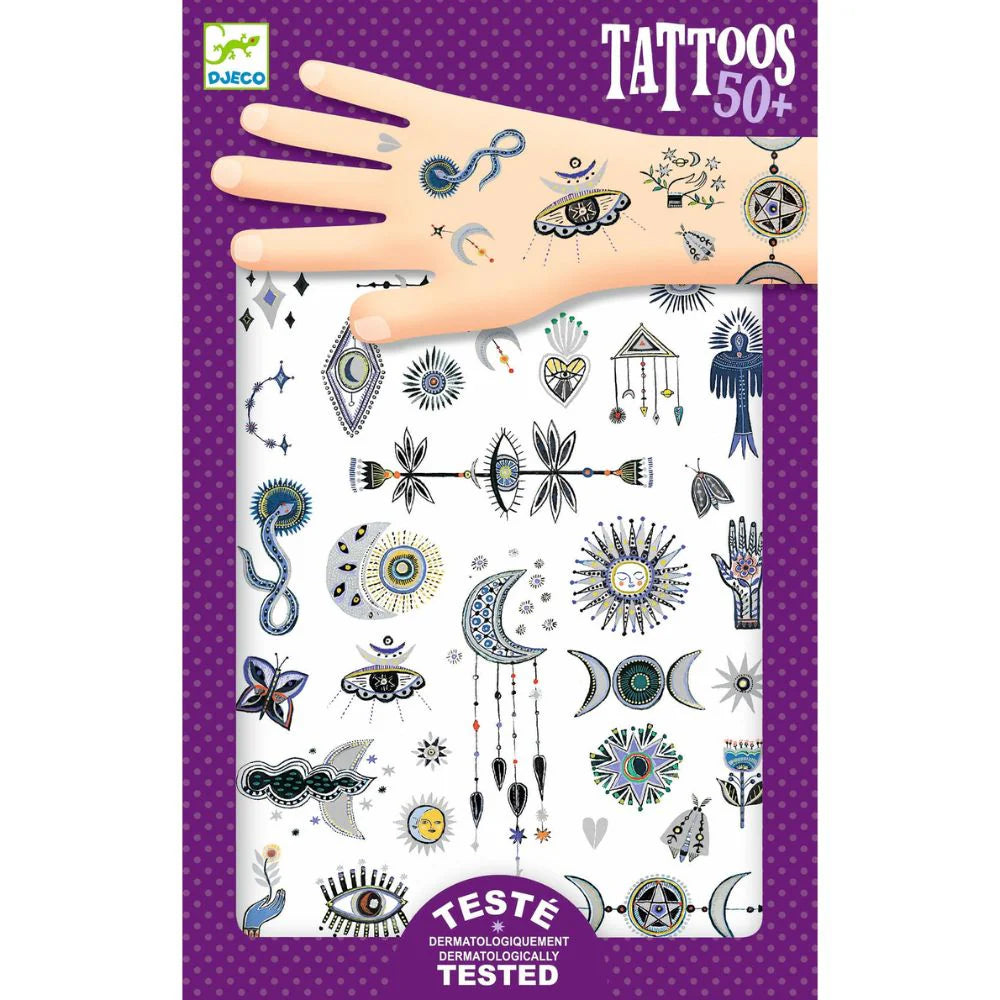 Djeco - Wicca temporary tattoos | Scout & Co