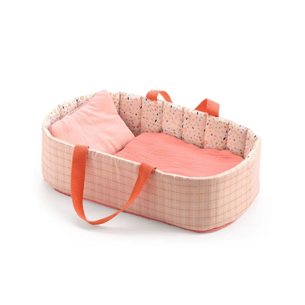 Djeco - Doll bassinet - Pink Lines | Scout & Co