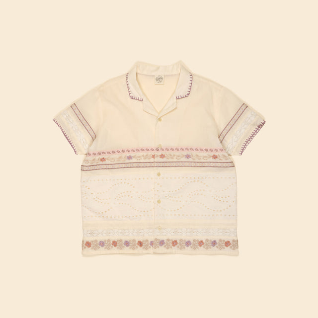 Apolina - Donny ribbons shirt - Cream | Scout & Co