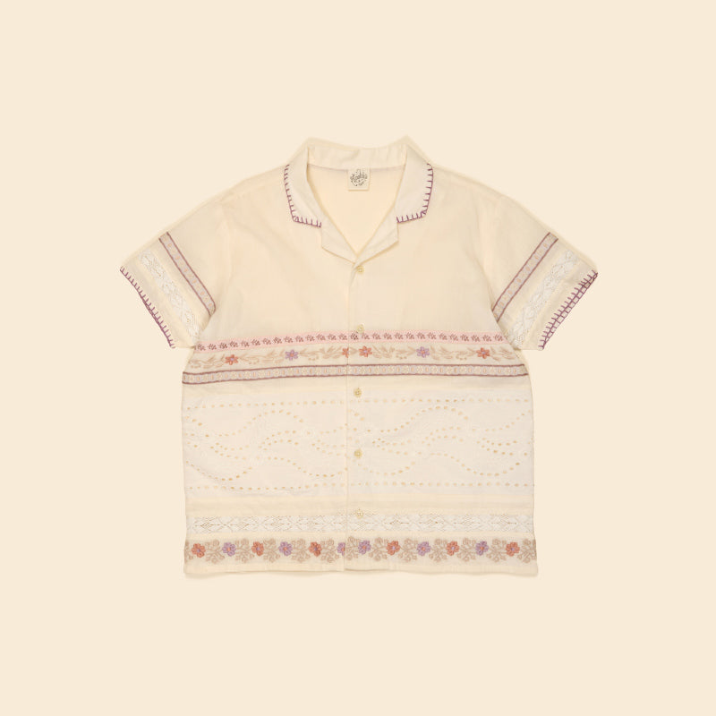 Apolina - Donny ribbons shirt - Cream | Scout & Co