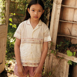 Apolina - Donny ribbons shirt - Cream | Scout & Co