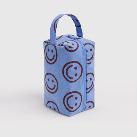 Baggu - Dopp Kit toiletry bag - Misty Blue Happy | Scout & Co