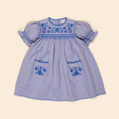 Apolina - Dora dress - Blue / Lilac | Scout & Co