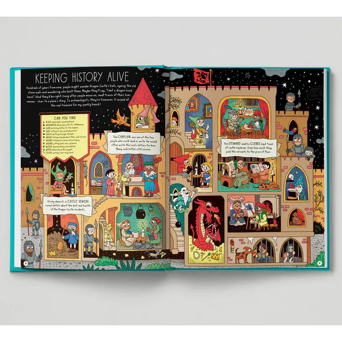 Where's Dragon In His Castle? Search and find book - David Macphail | Scout & Co
