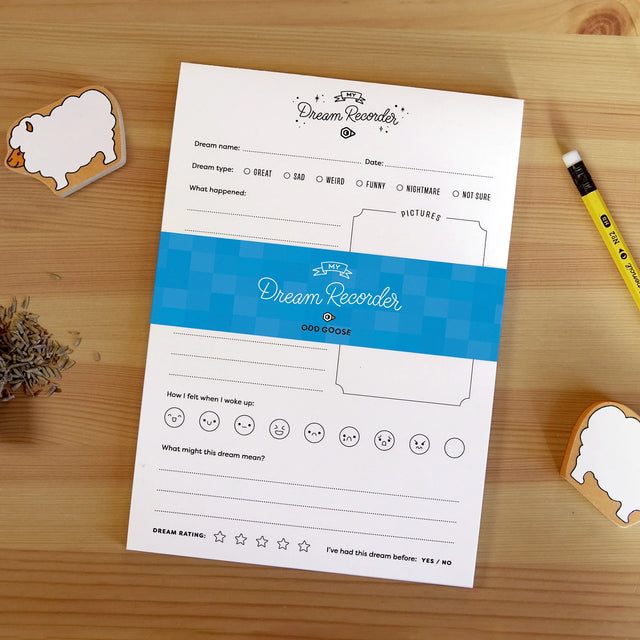 Odd Goose - 'Dream Recorder' creative journalling notepad | Scout & Co