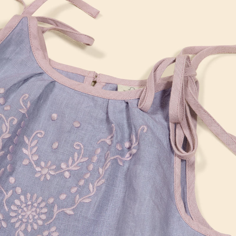 Apolina - Emeline top and shorts set - Blue Lilac | Scout & Co