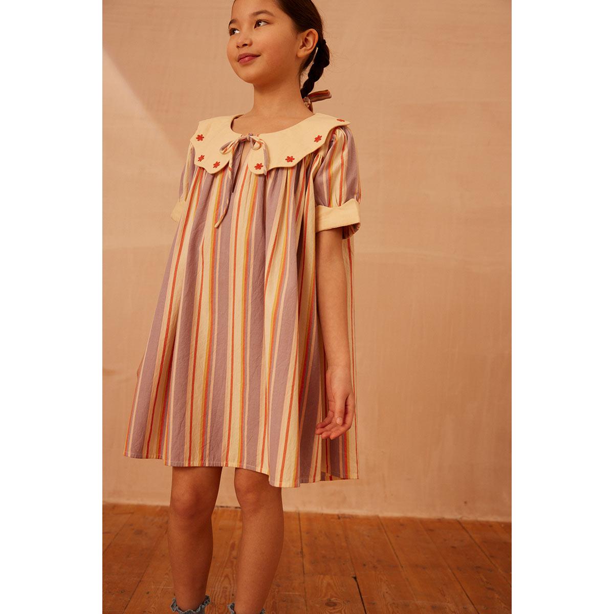 Apolina アポリナ Esther Dress Cotton woven embroidered dress