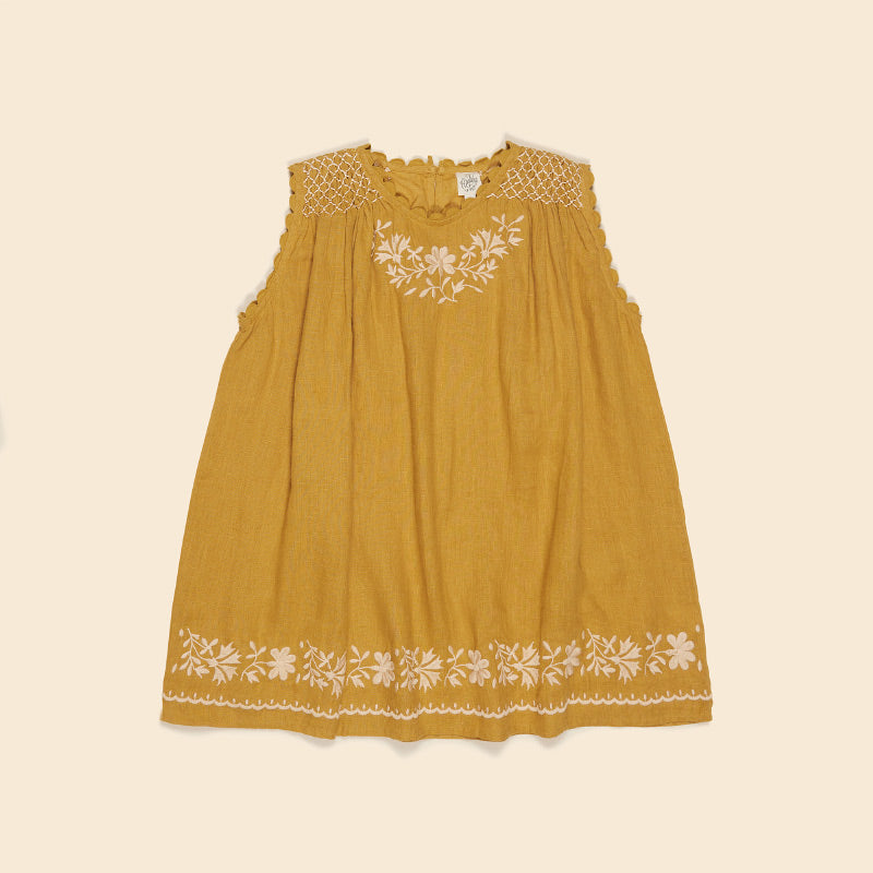 Apolina - Edie overdress - Goldenrod | Scout & Co