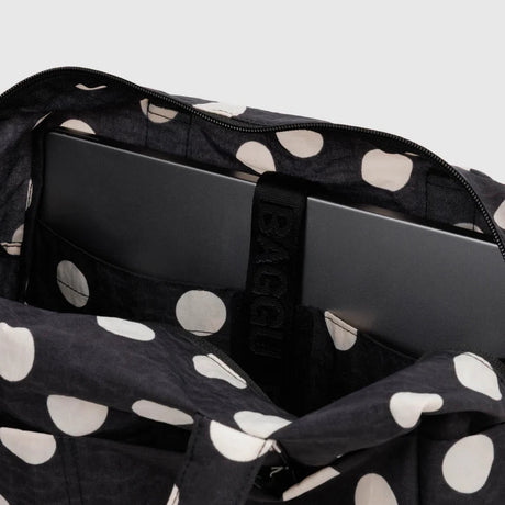 Baggu - Everyday Cloud bag - Black & Cream Polka Dot | Scout & Co