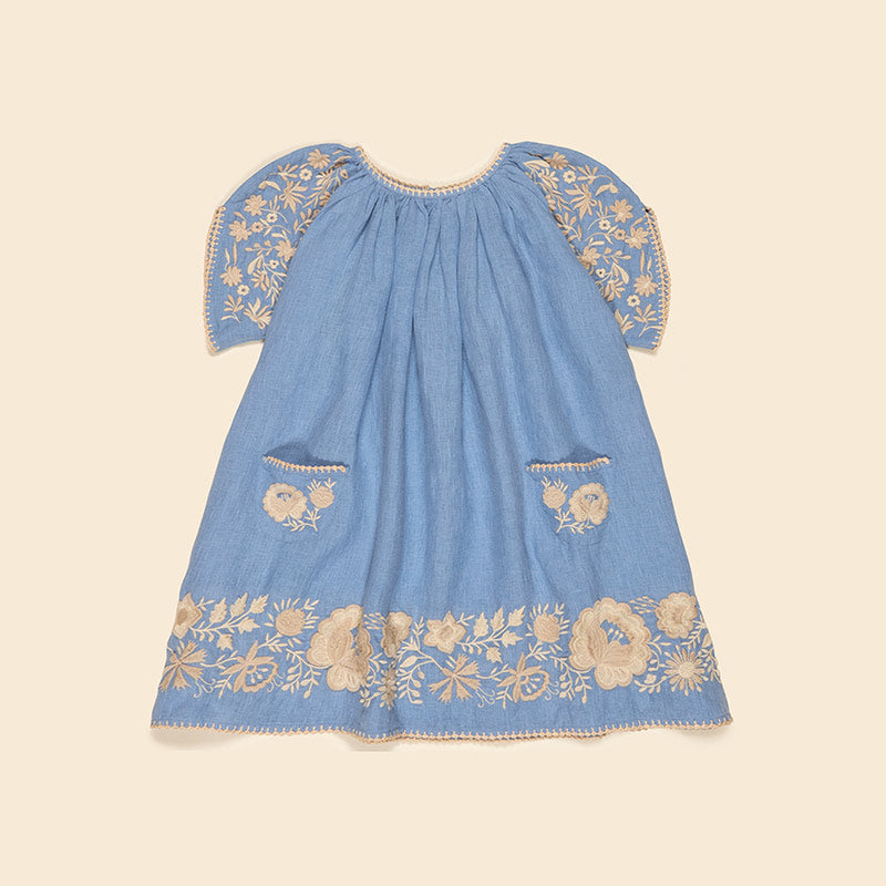 Apolina - Fay dress - Cornflower | Scout & Co