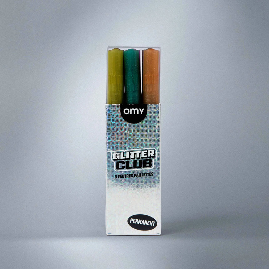 OMY - Glitter Club markers - box of 9 | Scout & Co