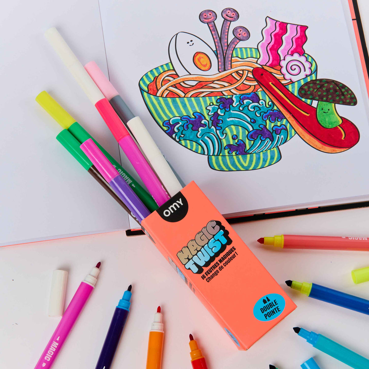 OMY - Magic Twist markers - box of 16 | Scout & Co