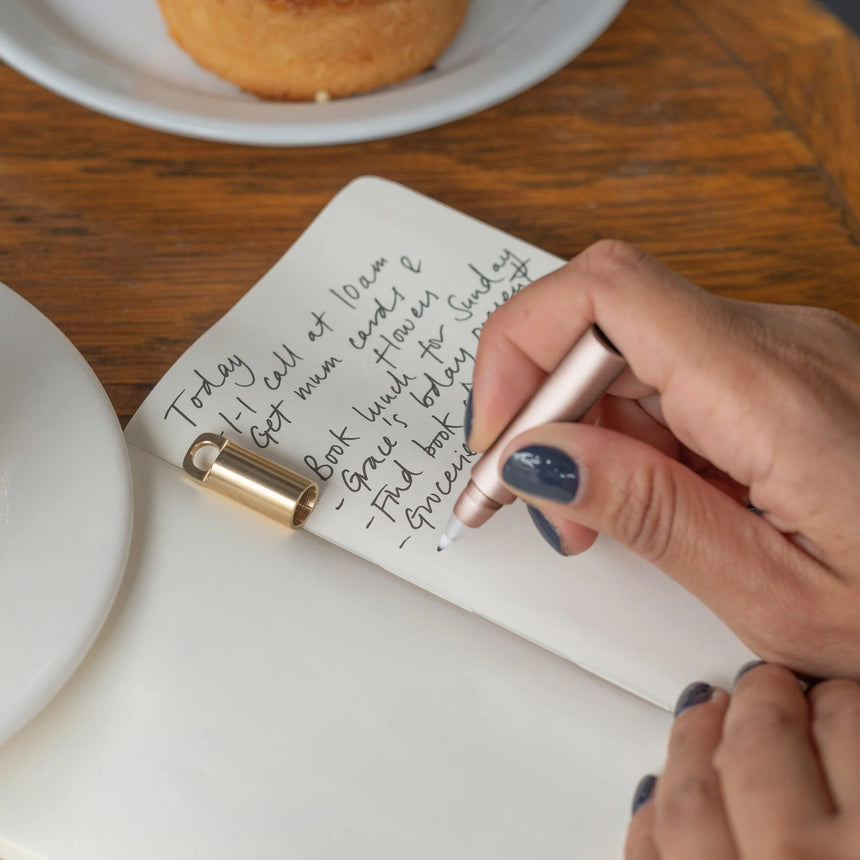 Tom's Studio - The Field Mouse refillable travel pen - Blush | Scout & Co