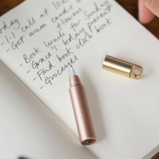 Tom's Studio - The Field Mouse refillable travel pen - Blush | Scout & Co