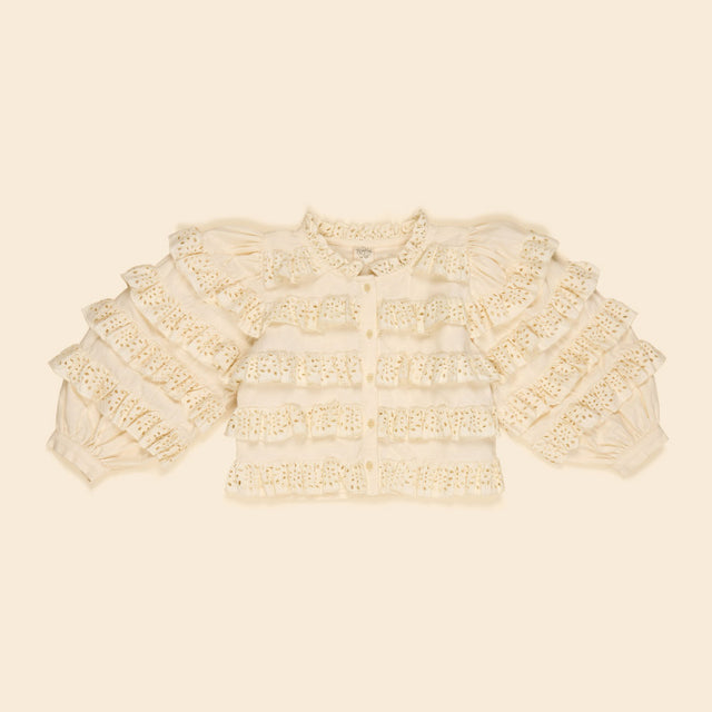 Apolina - Fira blouse - Milk cream | Scout & Co