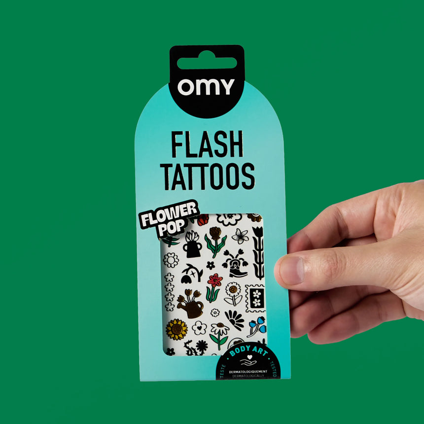 OMY - Flash Tattoos - Flower Pop | Scout & Co
