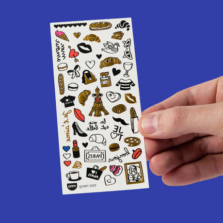 OMY - Flash Tattoos - I Love Paris | Scout & Co