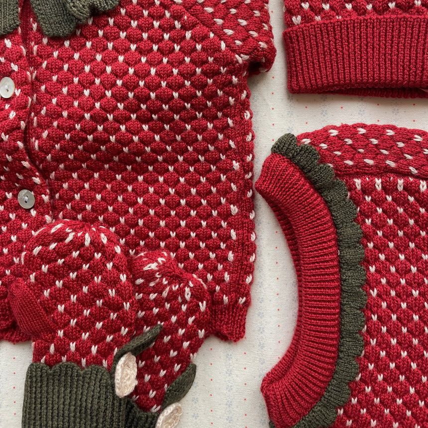 Konges Sløjd - Strawberry knit balaclava