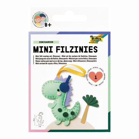 Folia - Mini felt sewing DIY kit - Dinosaur | Scout & Co