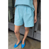 Le Bon Shoppe - Flared basketball shorts - Sky Blue | Scout & Co
