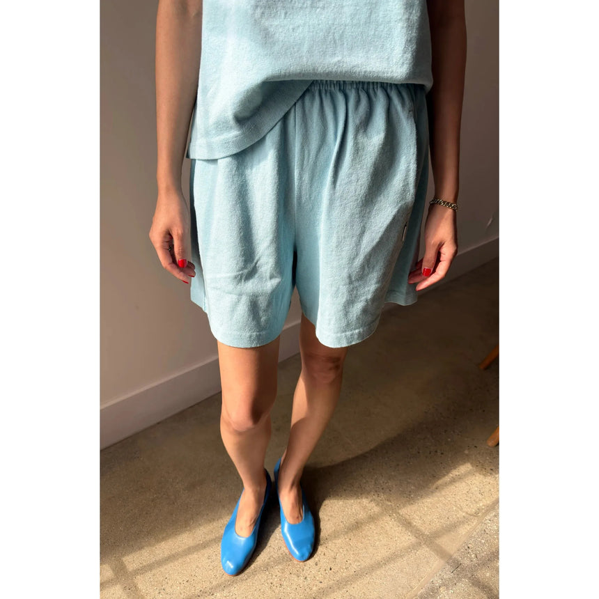Le Bon Shoppe - Flared basketball shorts - Sky Blue | Scout & Co