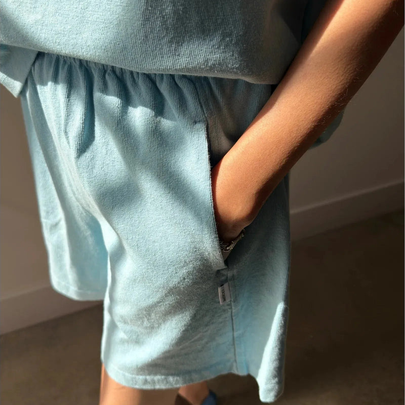 Le Bon Shoppe - Flared basketball shorts - Sky Blue | Scout & Co