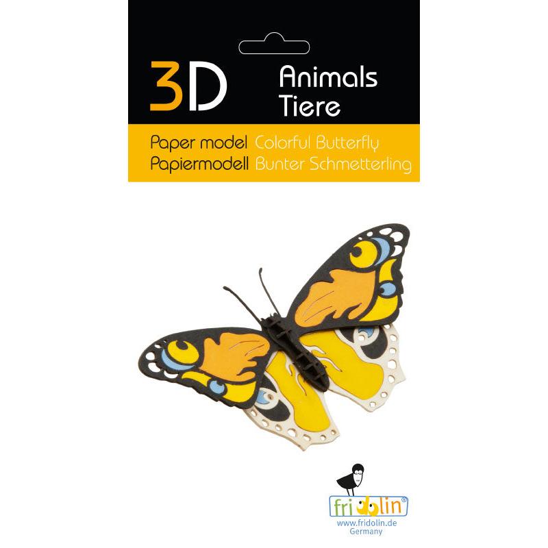 Fridolin - 3D cardboard animal puzzle - Butterfly | Scout & Co