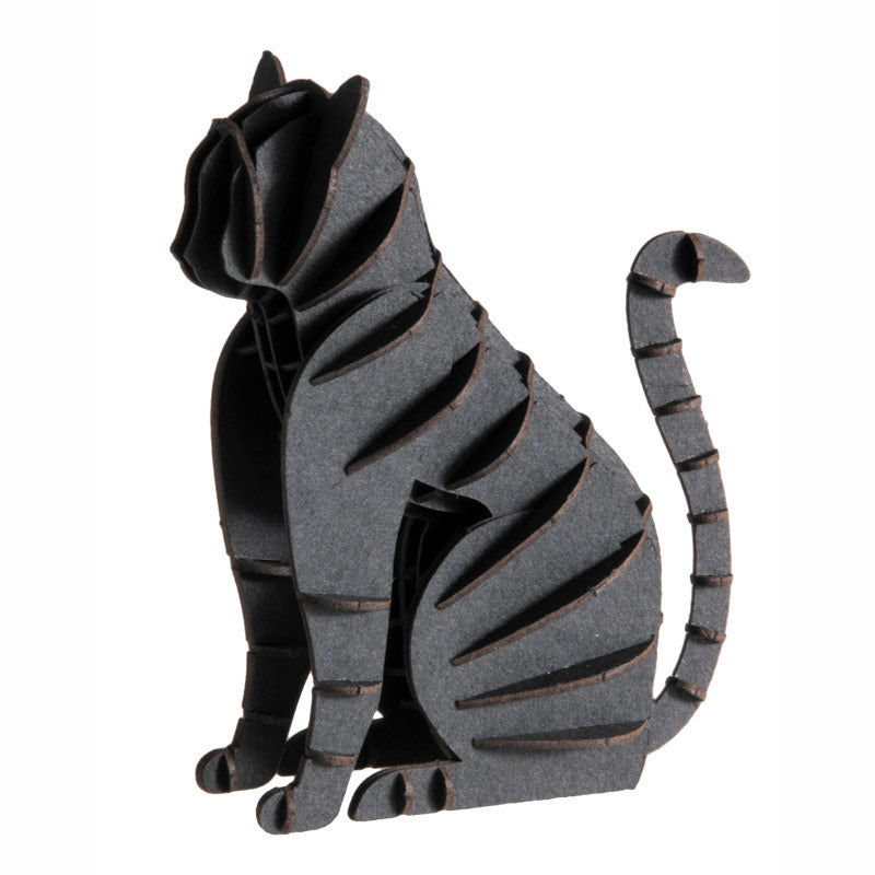Fridolin - 3D cardboard animal puzzle - Black Cat | Scout & Co