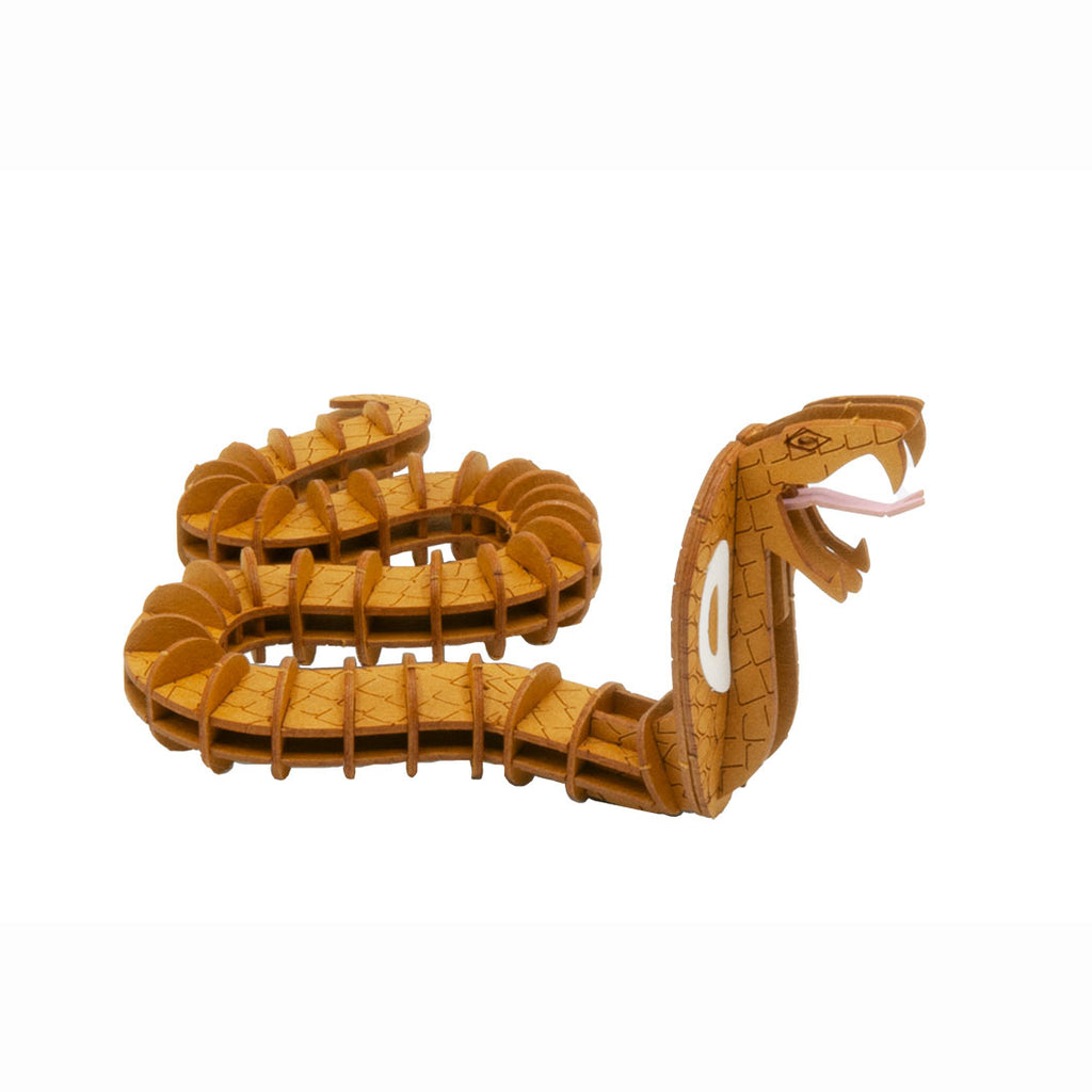 Fridolin - 3D cardboard animal puzzle - Cobra | Scout & Co