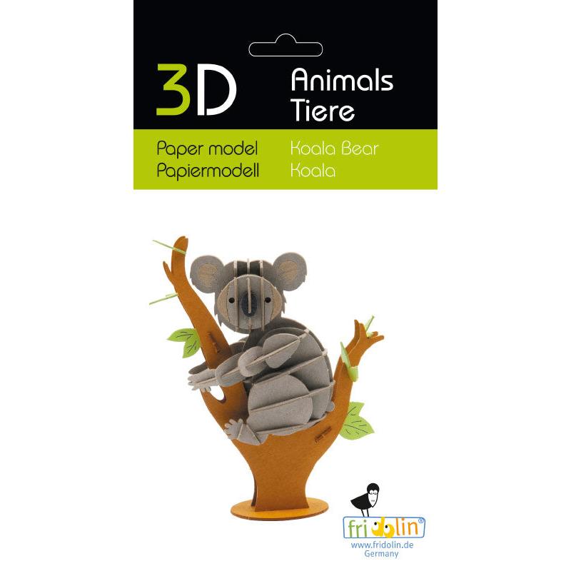 Fridolin - 3D cardboard animal puzzle - Koala | Scout & Co