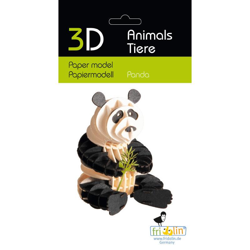 Fridolin - 3D cardboard animal puzzle - Panda | Scout & Co