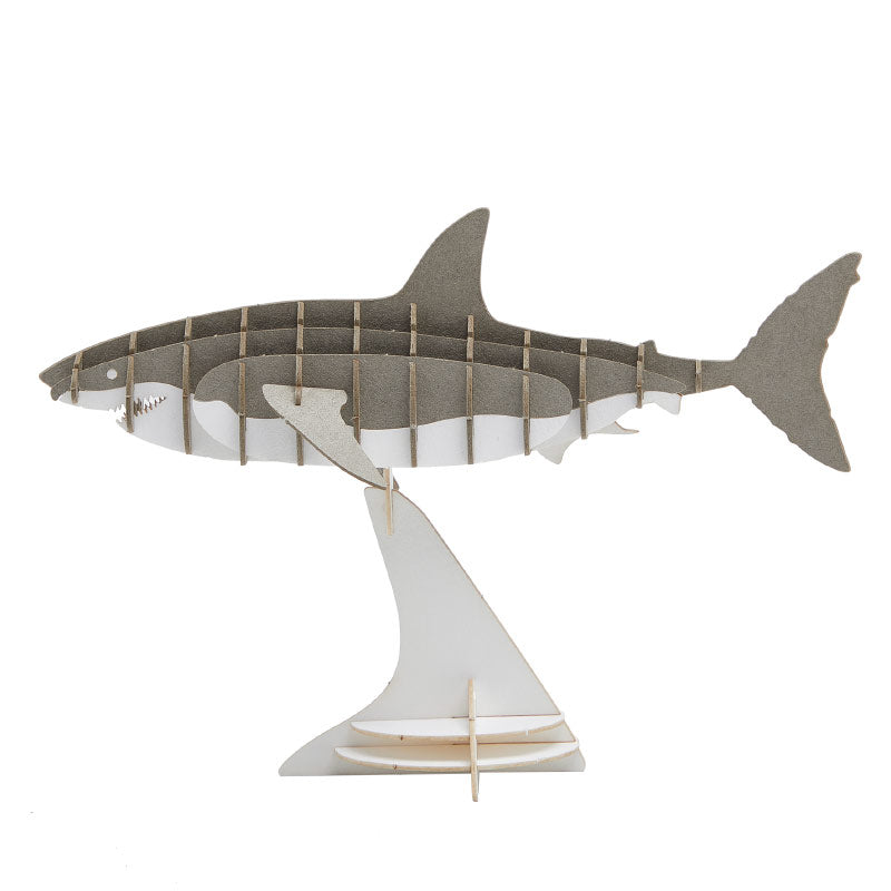 Fridolin - 3D cardboard animal puzzle - Shark | Scout & Co