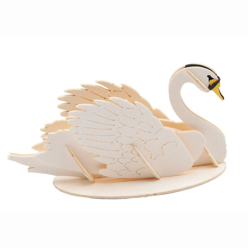 Fridolin - 3D cardboard animal puzzle - Swan | Scout & Co