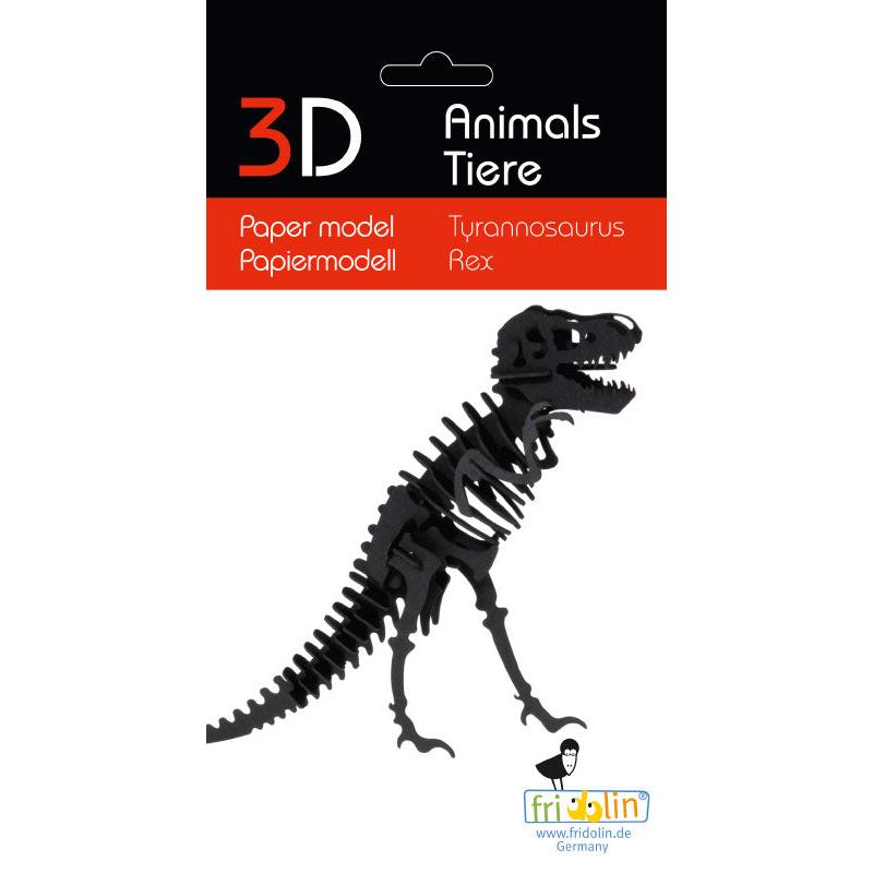 Fridolin - 3D cardboard animal puzzle - Tyrannosaurus Rex | Scout & Co