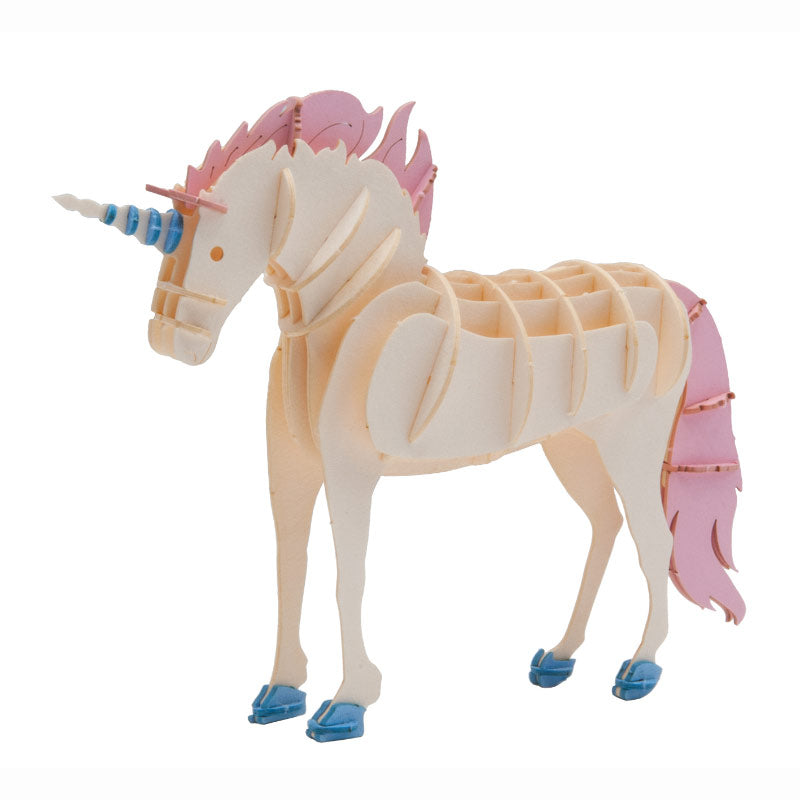 Fridolin - 3D cardboard animal puzzle - Unicorn | Scout & Co