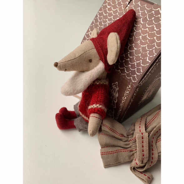 Maileg - Santa mouse with house | Scout & Co