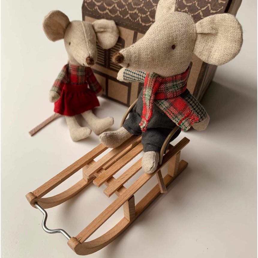Maileg - Mouse sled | Scout & Co