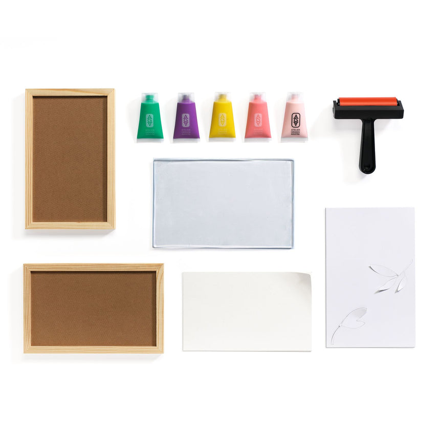 Djeco Atelier Grands Augustins - Atelier 46 Gel printing craft kit | Scout & Co
