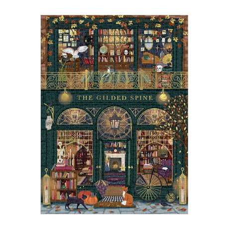 Galison - The Gilded Spine foil jigsaw puzzle - 1000 pieces | Scout & Co
