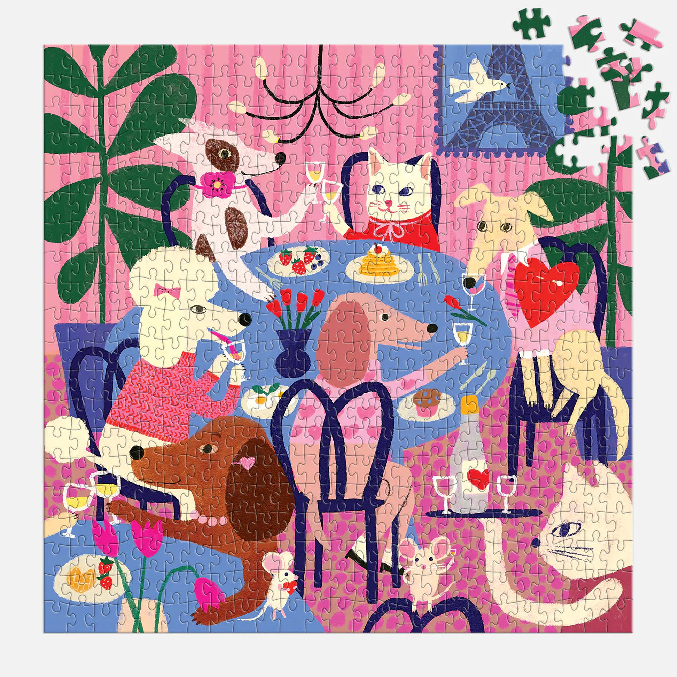 Galison - Paws For Love jigsaw puzzle - 500 pieces | Scout & Co