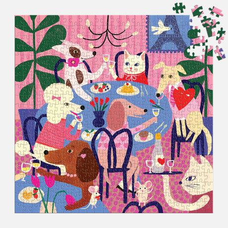 Galison - Paws For Love jigsaw puzzle - 500 pieces