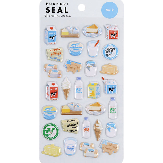 Greeting Life - Puffy stickers - Milk | Scout & Co