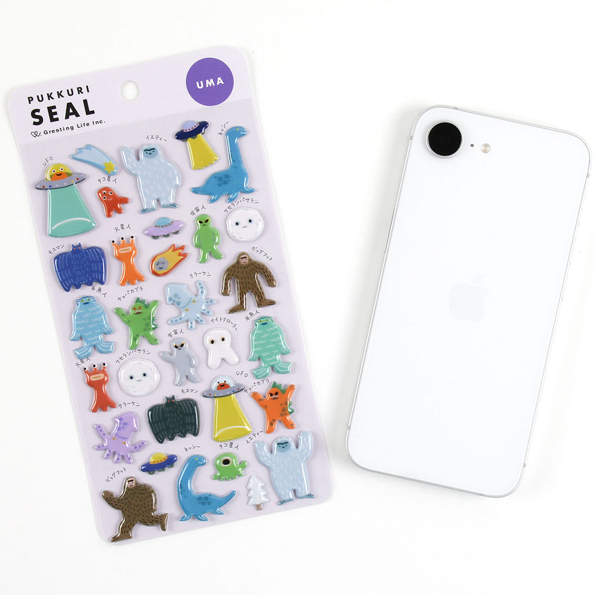 Greeting Life - Puffy stickers - UMA | Scout & Co