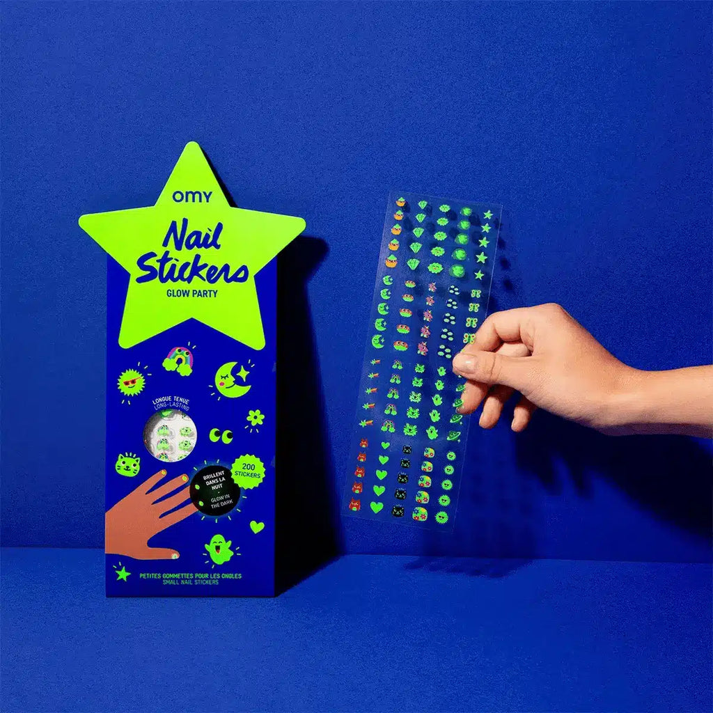 OMY - Nail stickers - Glow Party | Scout & Co