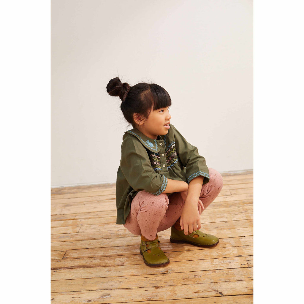 Apolina - Gretchen blouse - Forest | Scout & Co