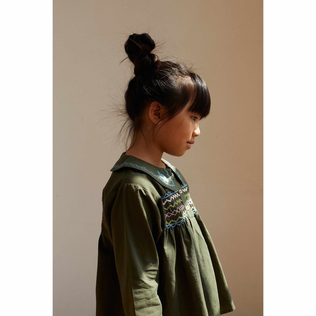 Apolina - Gretchen blouse - Forest | Scout & Co