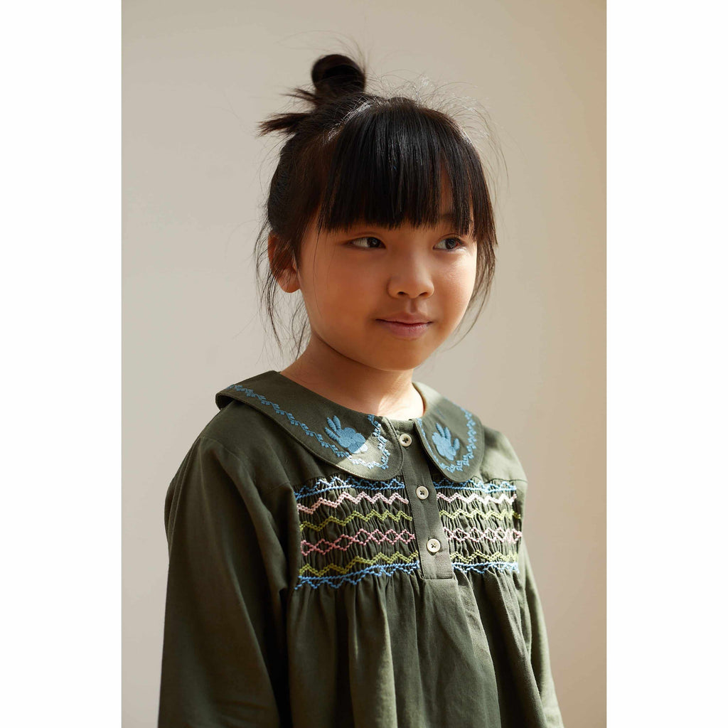 Apolina - Gretchen blouse - Forest | Scout & Co