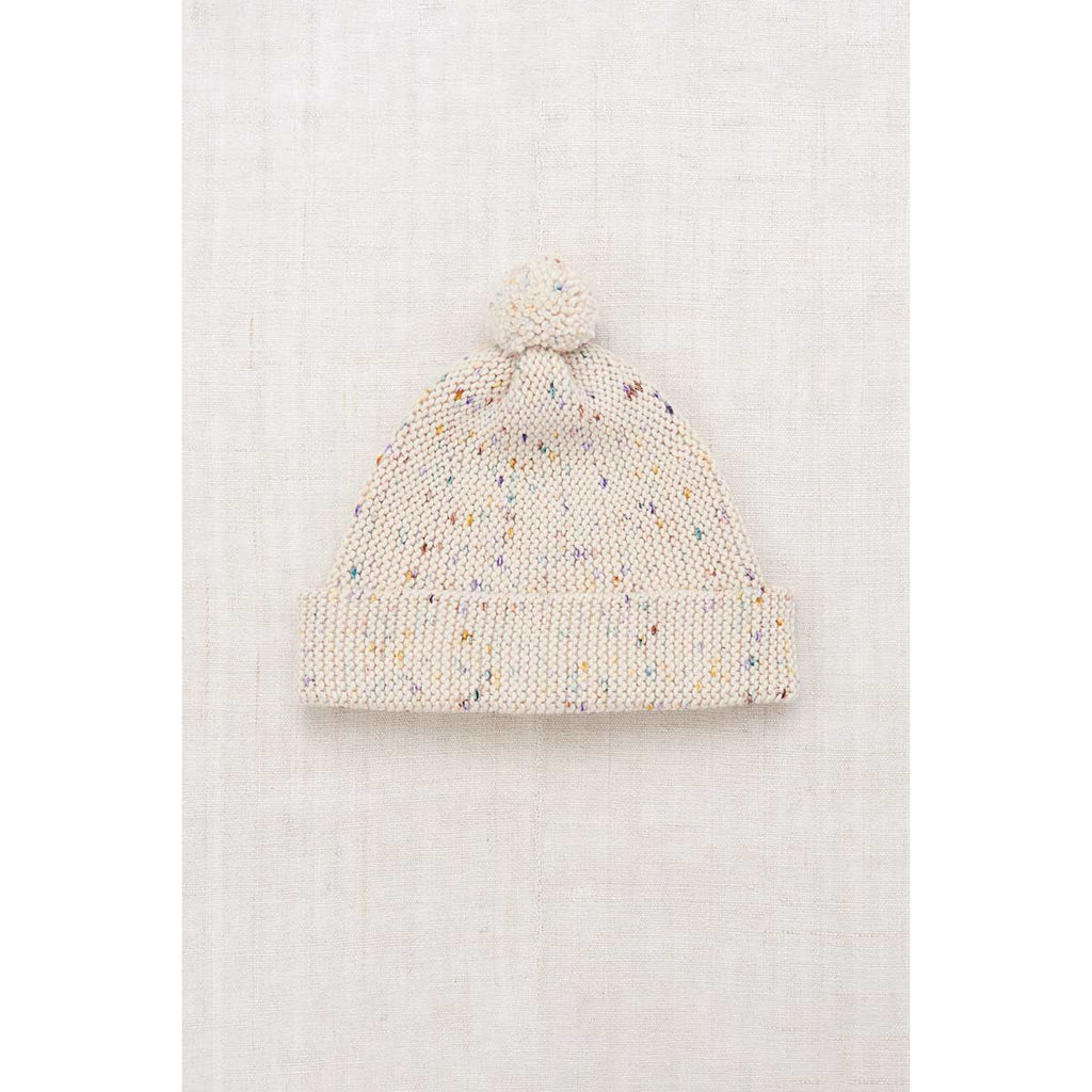 Misha & Puff - Garter knit hat - Iris Confetti | Scout & Co